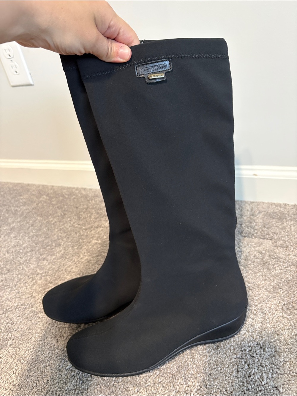 Mephisto Boots Knee High Stretch